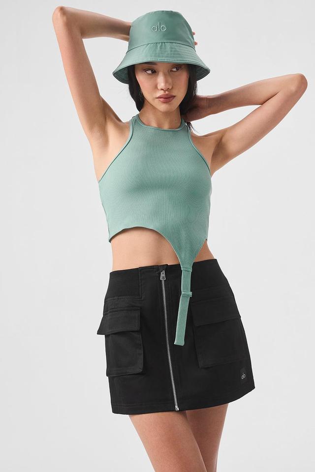 Alosoft Ribbed Revelation Tank - Botanical Green Female Product Image