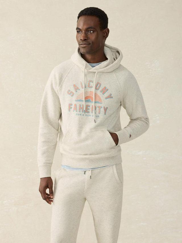 Saucony Fleece Hoodie - Antique Ivory Heather Product Image