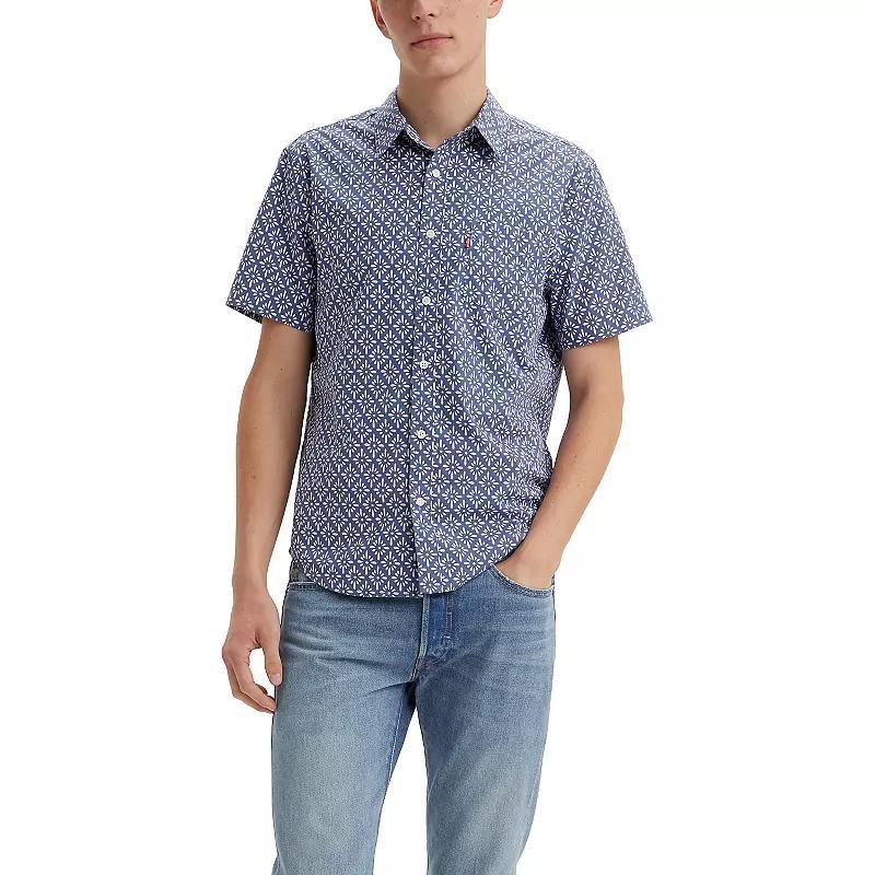 Mens Levis Short-Sleeve Classic Button-Up Shirt Product Image