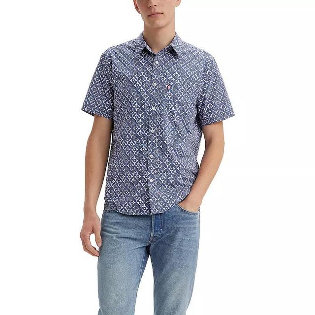 Levis Mens Classic 1 Pocket Short Sleeve Regular Fit Shirt Product Image