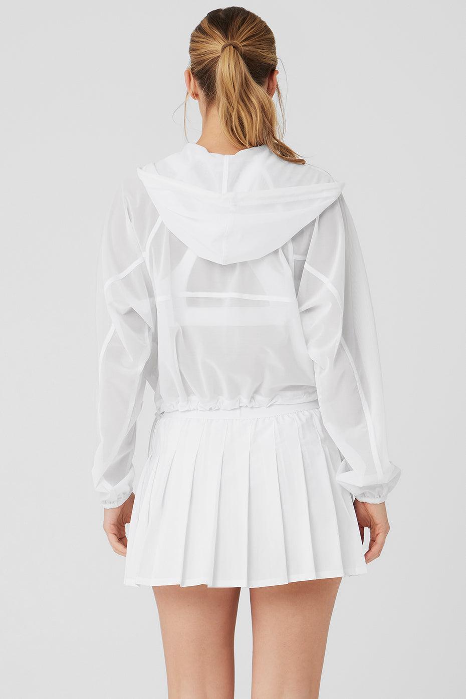 Mesh Sheer Bliss Jacket - White Female Product Image