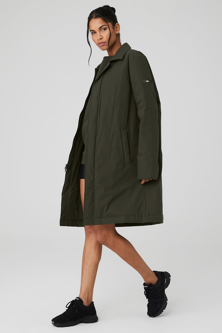 Signature Overcoat - Stealth Green Product Image