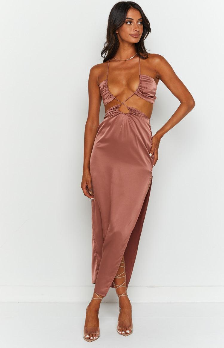 Taylor Copper Maxi Dress Product Image