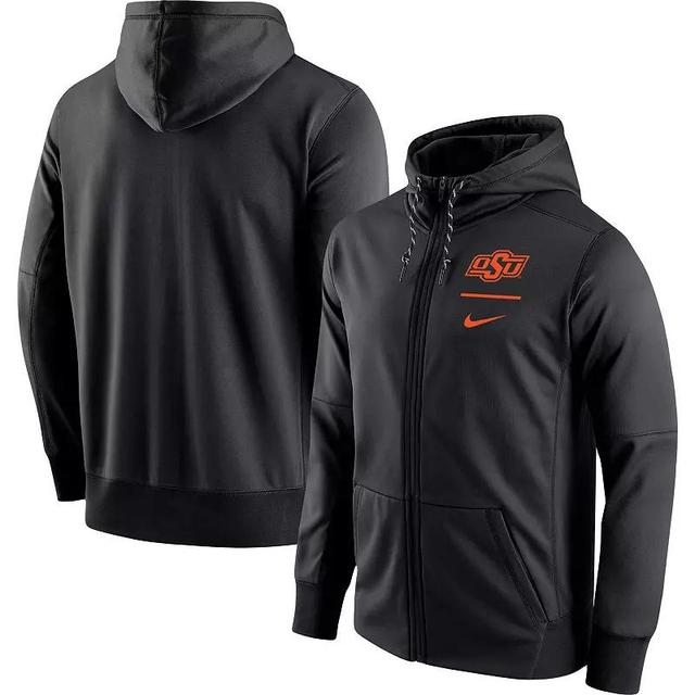 Mens Nike Oklahoma State Cowboys Logo Stack Performance Full-Zip Hoodie Product Image