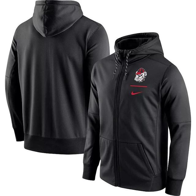 Mens Nike Black Wake Forest Demon Deacons Logo Stack Performance Full-Zip Hoodie Product Image