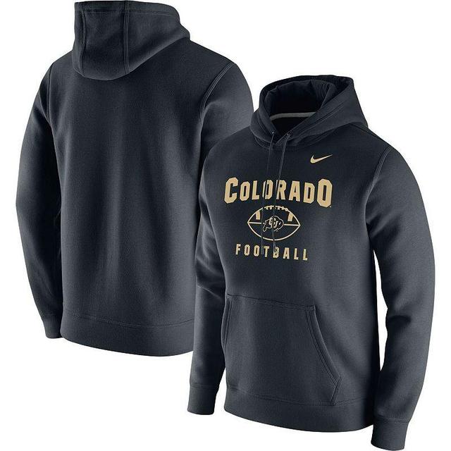 Mens Nike Black Colorado Buffaloes Football Oopty Oop Club Fleece Pullover Hoodie Product Image