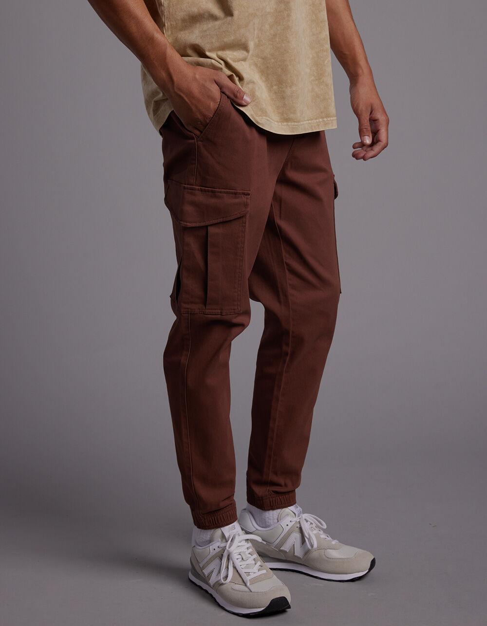 RSQ Mens Twill Cargo Jogger Pants Product Image