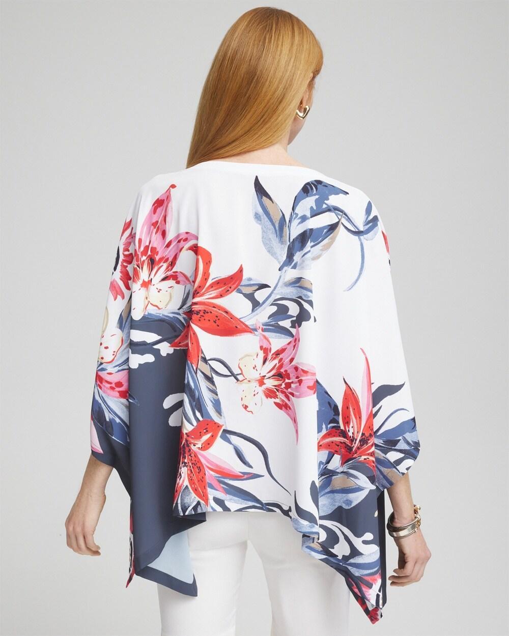 Floral Poncho Product Image