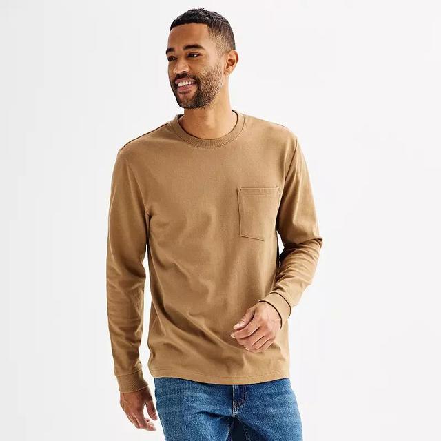 Mens Sonoma Goods For Life Heavyweight Long Sleeve T-Shirt Product Image