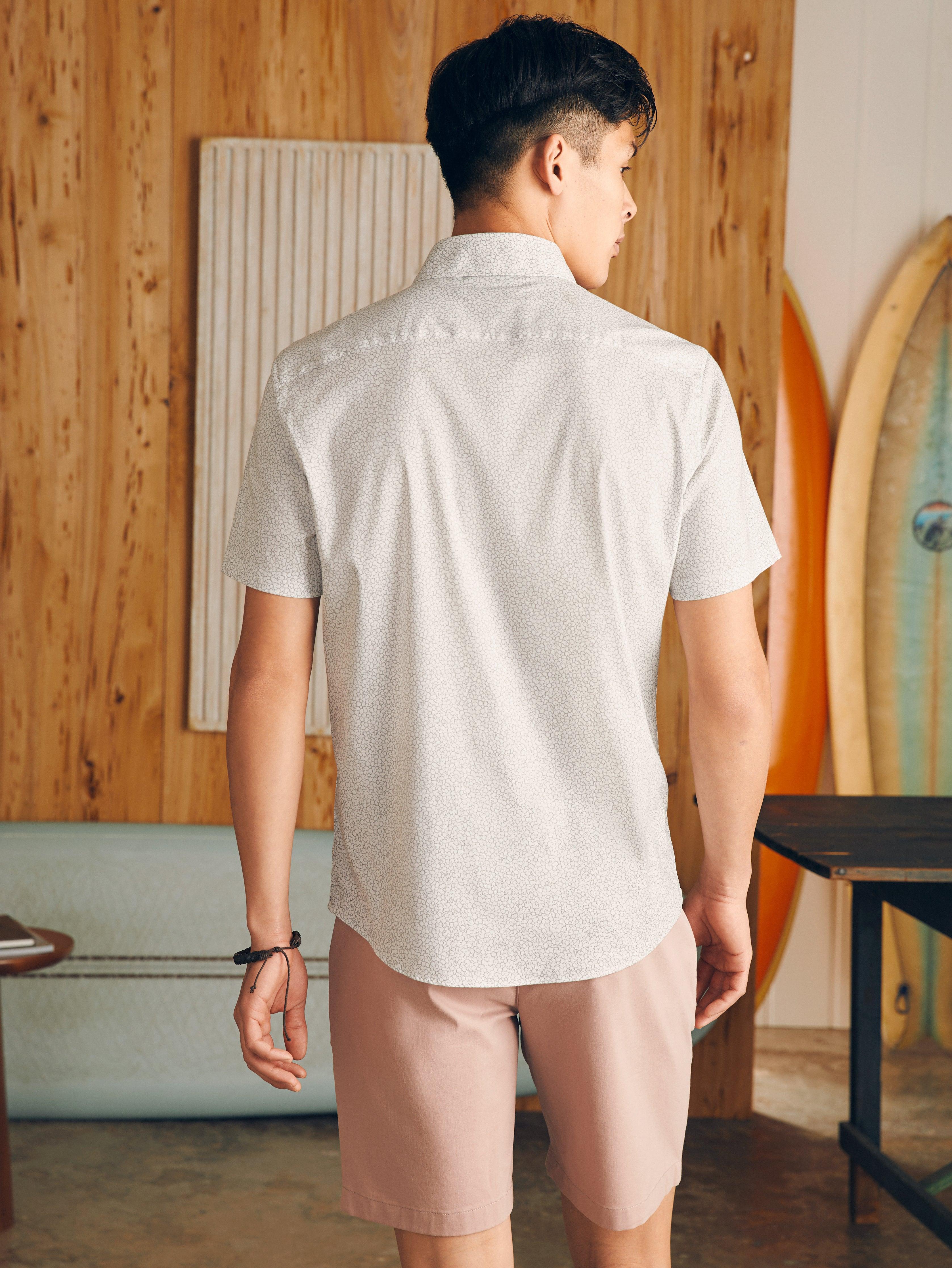 Movement™ Short-Sleeve Shirt - Ivory Cliff Floral Male Product Image