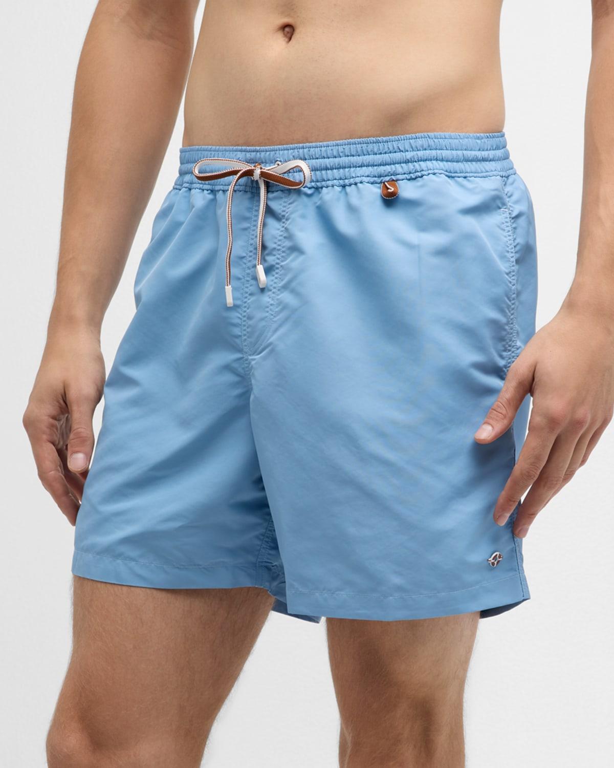 Mens Bay Solid Swim Shorts Product Image