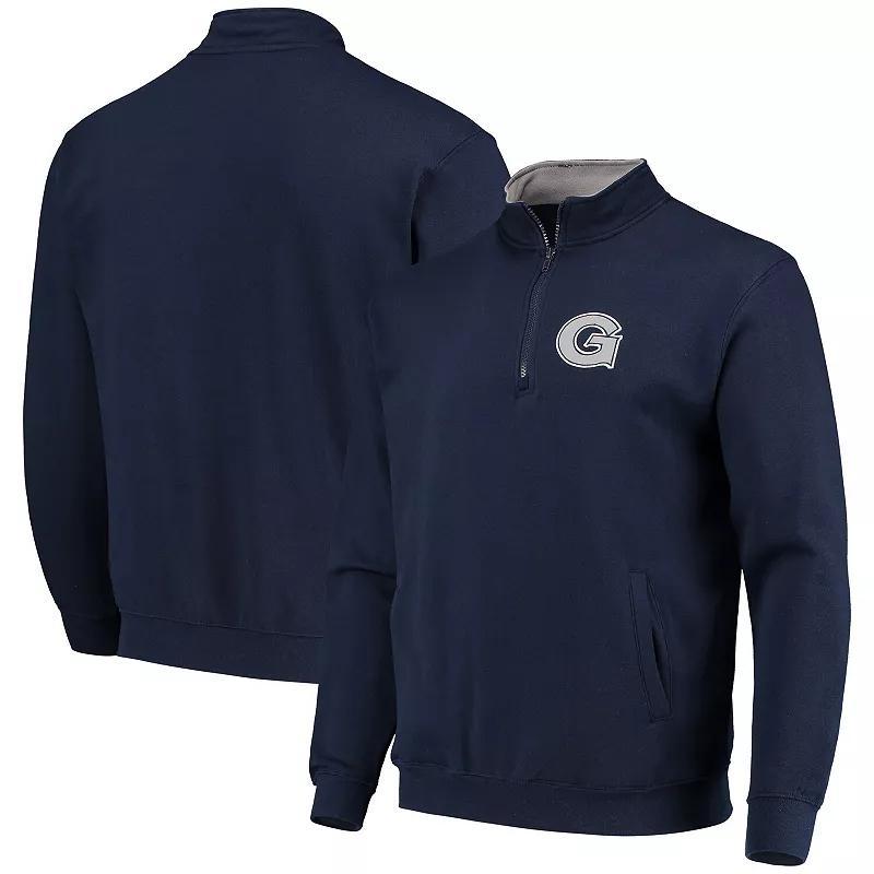 Mens Colosseum Navy Georgetown Hoyas Tortugas Logo Quarter-Zip Jacket Grg Blue Product Image