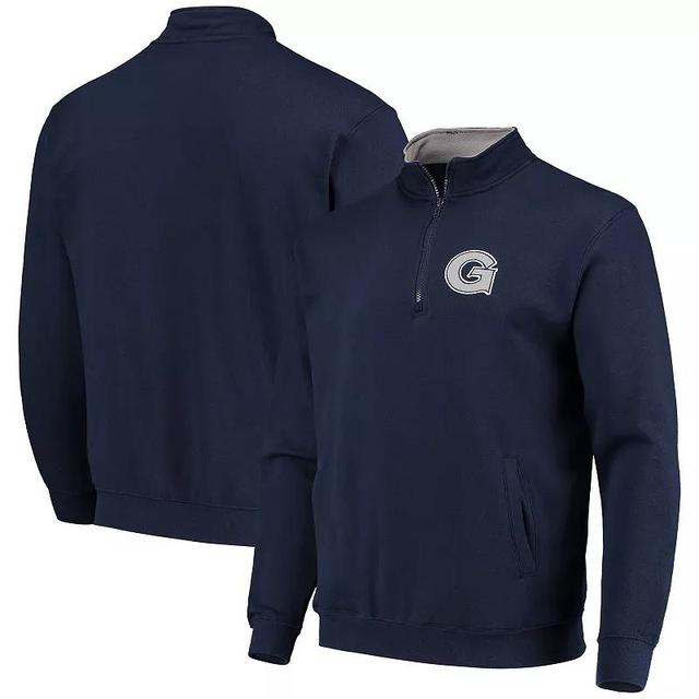 Mens Colosseum Navy Georgetown Hoyas Tortugas Logo Quarter-Zip Jacket Grg Blue Product Image