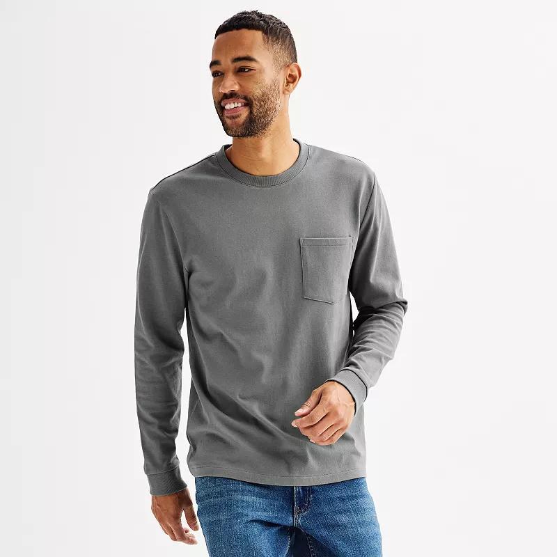 Mens Sonoma Goods For Life Heavyweight Long Sleeve T-Shirt Product Image