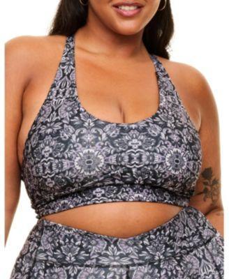 Plus Size Lotus Medium Support Lotus Sports Bra Product Image