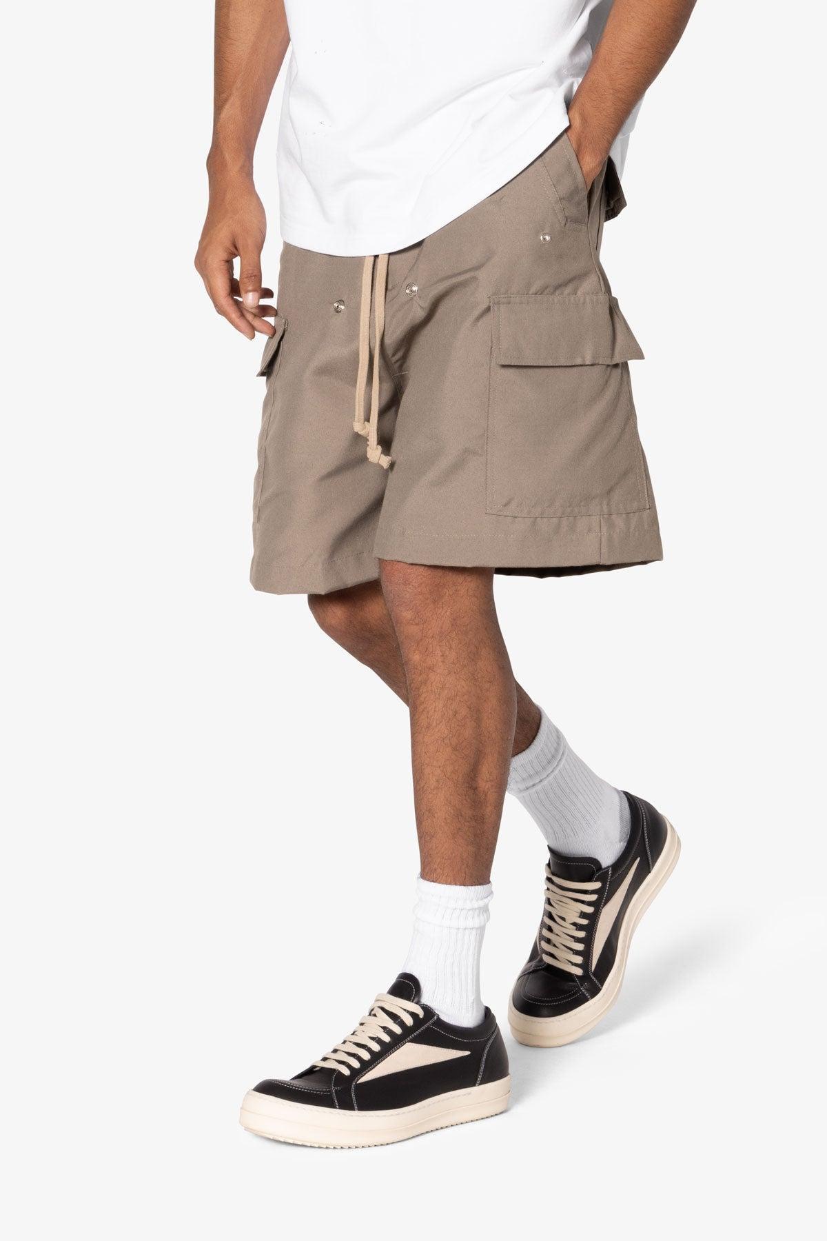 Rave Double Cargo Shorts - Olive Product Image