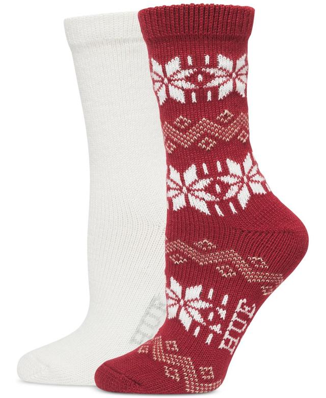 Hue Womens Nordic Snowflake Boot Socks, Pack of 2 Product Image