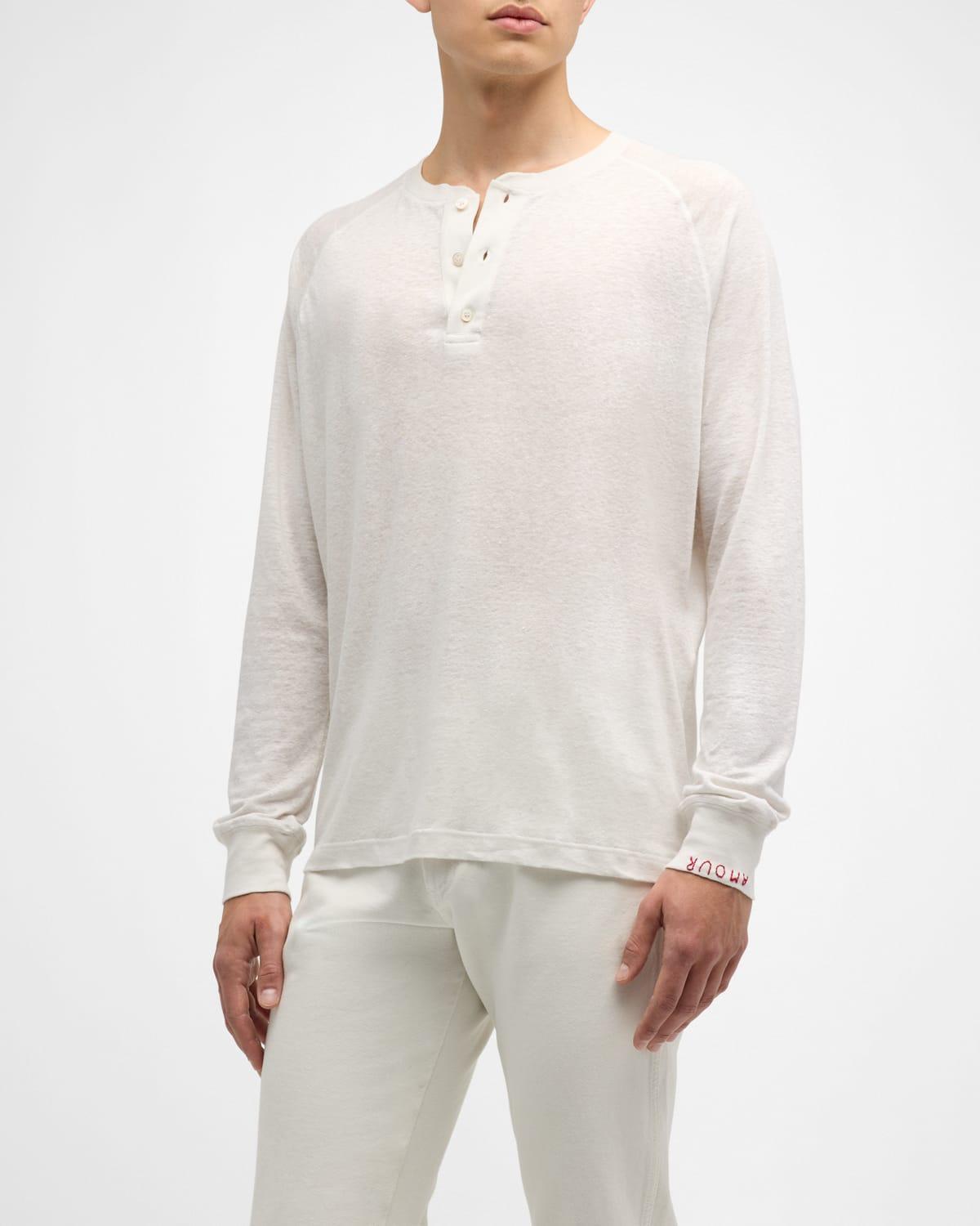 Mens Journey Raglan Henley Shirt product image