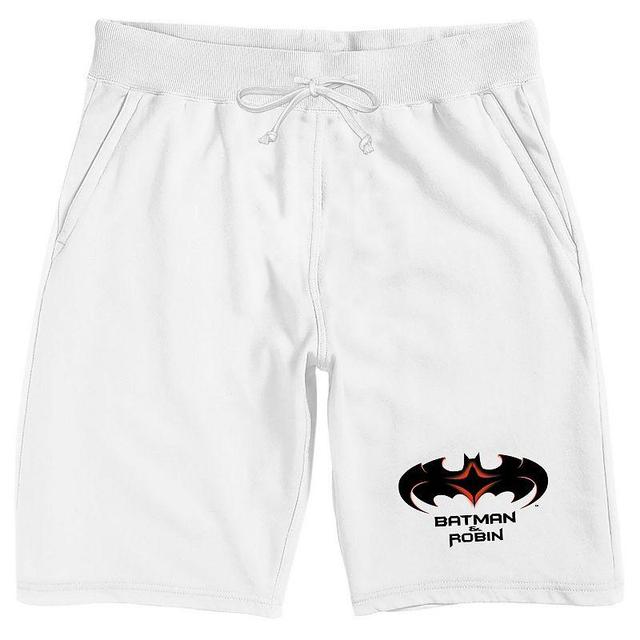 Mens DC Comics Batman & Robin Logo 9 Sleep Shorts Product Image