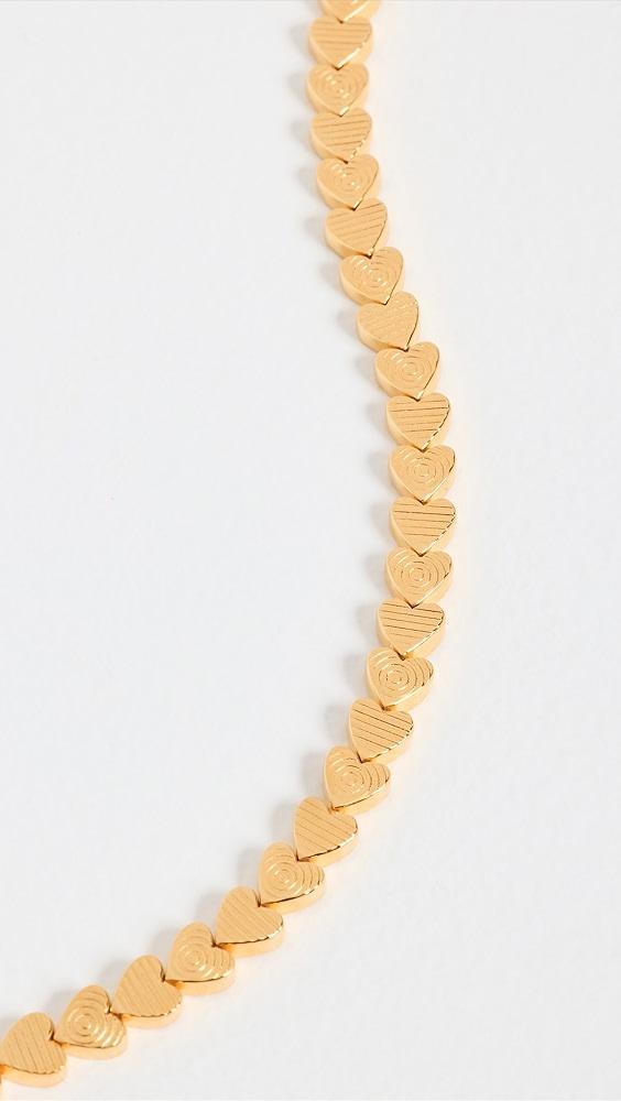 Gwen Beloti Heart Etched Link Bracelet | Shopbop Product Image