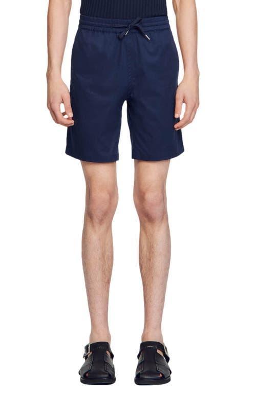 Sandro New Gamma Cotton Blend Shorts Product Image