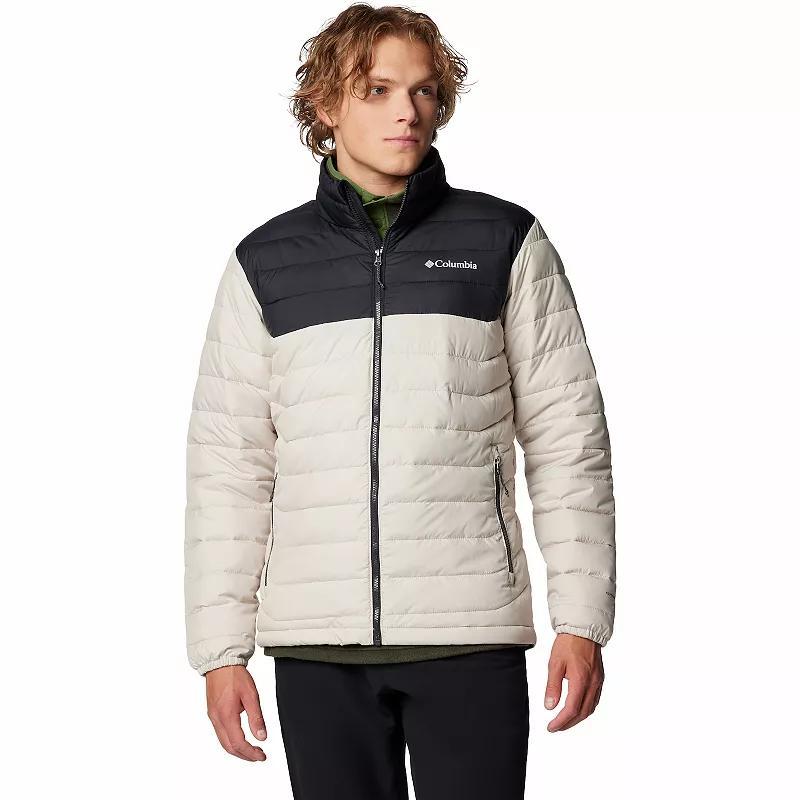 Mens Columbia Powder Lite II Jacket Dark Grey Product Image