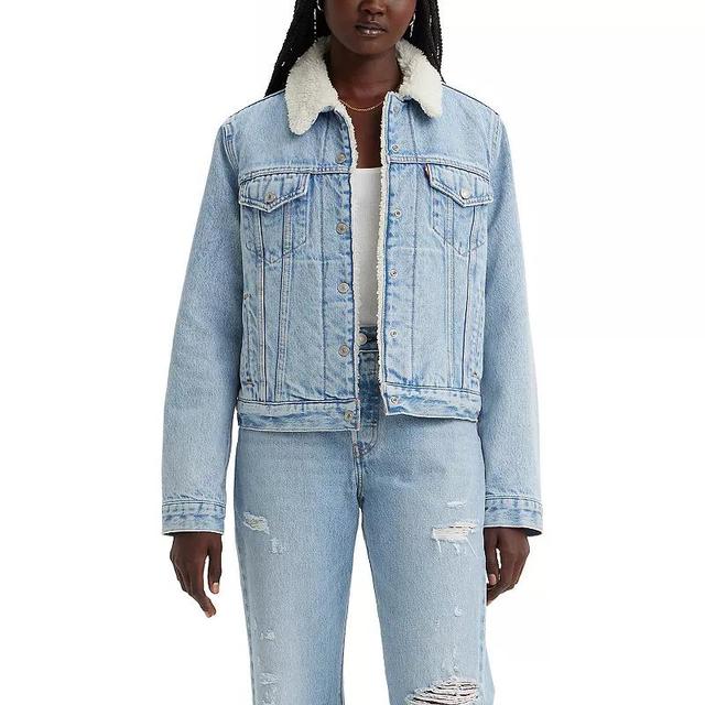 Womens Levis Original Sherpa Trucker Jacket Product Image