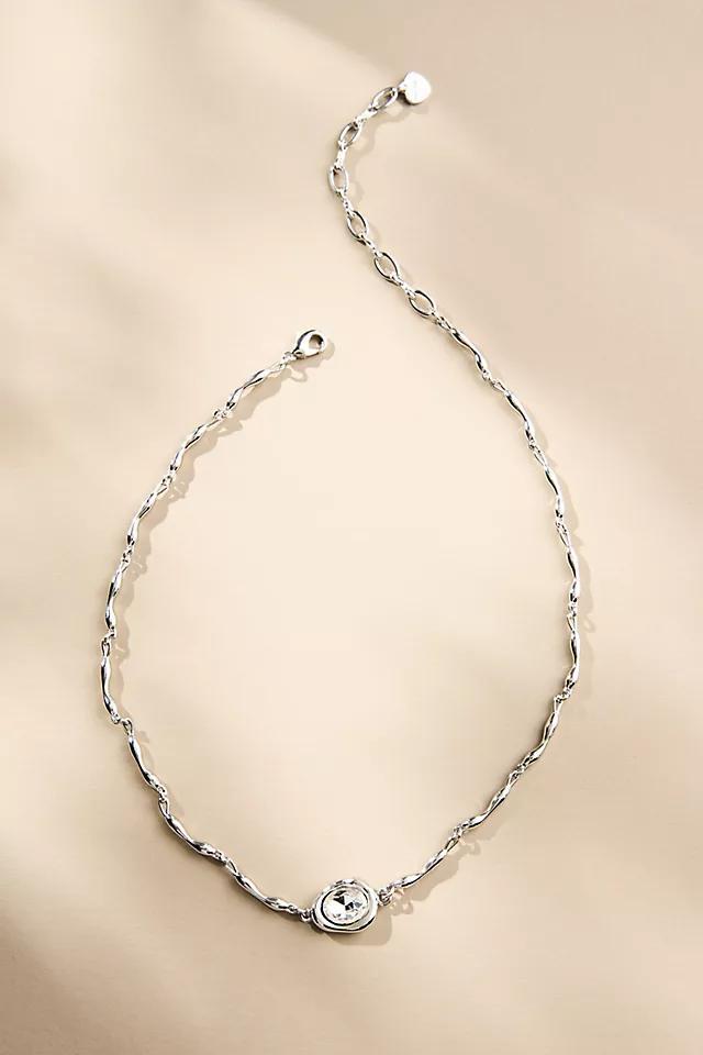 Crystal Pendant Chain Necklace Product Image