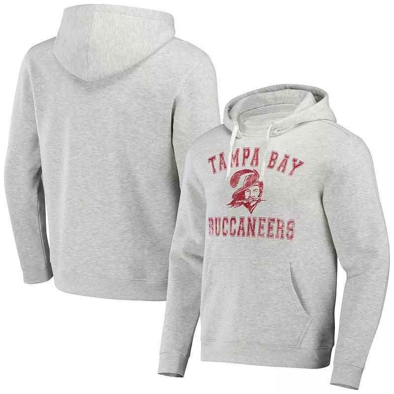 Mens NFL x Darius Rucker Collection by Fanatics Heather Gray Tampa Bay Buccaneers Coaches Pullover Hoodie Product Image