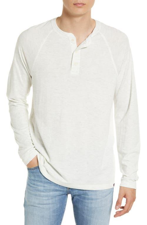 Faherty Cloud Heather Long Sleeve Henley T Product Image