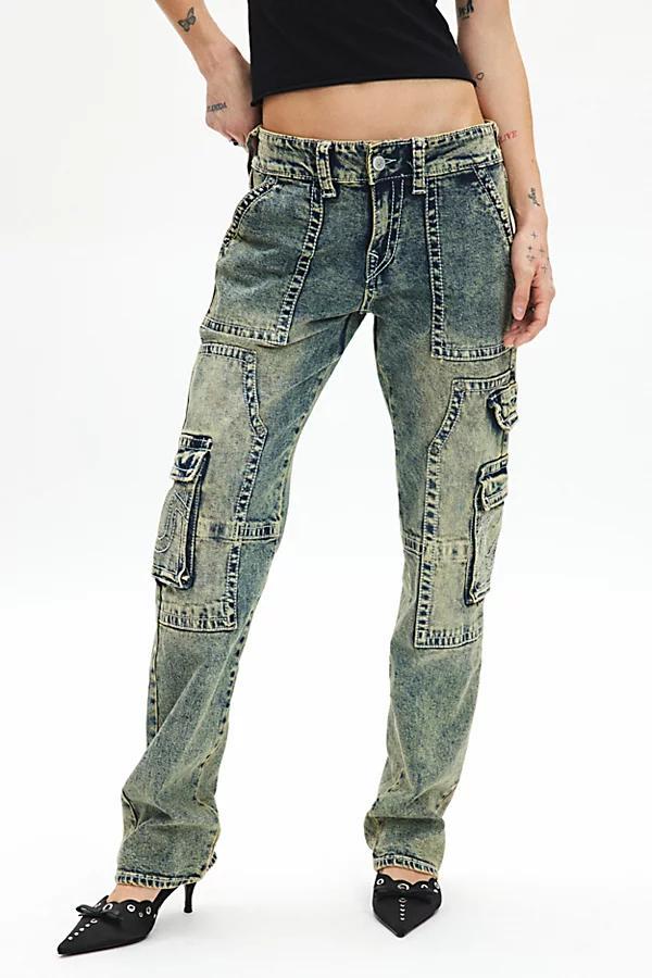 True Religion Ricki Vintage Carpenter Cargo Straight Jean Pant Womens at Urban Outfitters product image