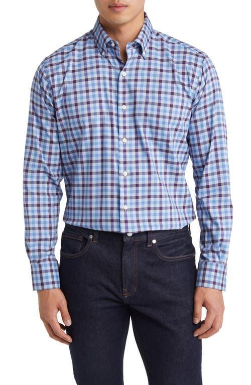 Peter Millar Becket Classic Fit Check Stretch Button-Down Shirt Product Image