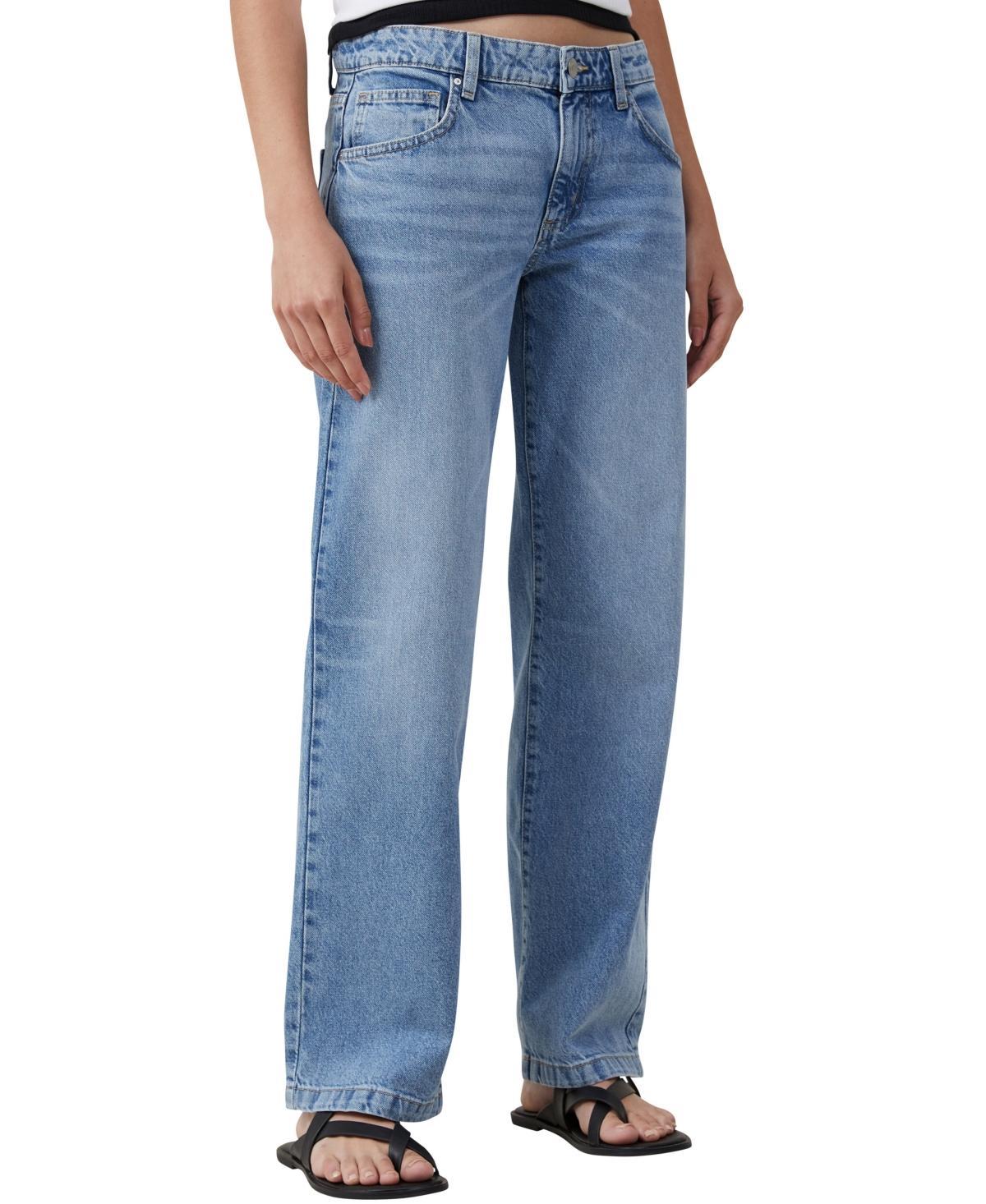 Cotton On Womens Low Rise Straight Jean Product Image