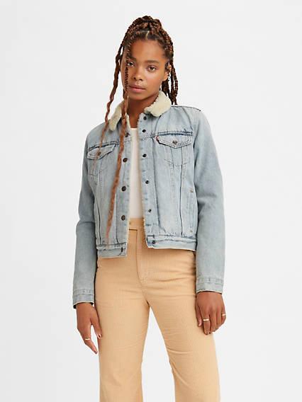 Levi's Sherpa Trucker Jacket - Women's Product Image