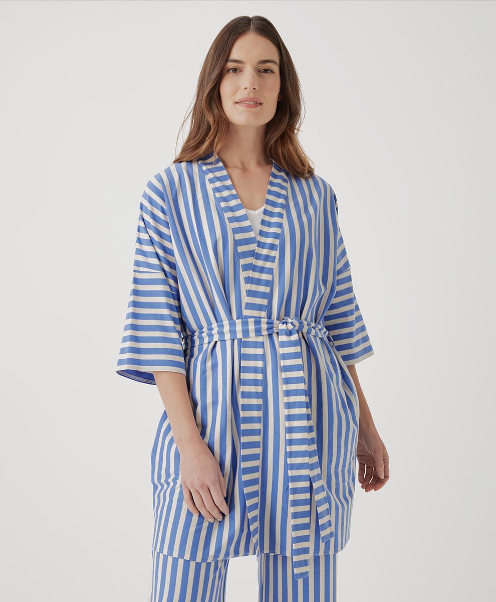 Pact Womens Organic Cotton Staycation Short Robe Product Image