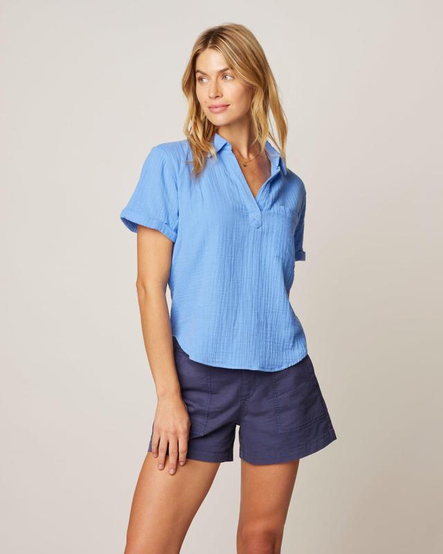 Vita Woven Cotton Shirt Female Product Image