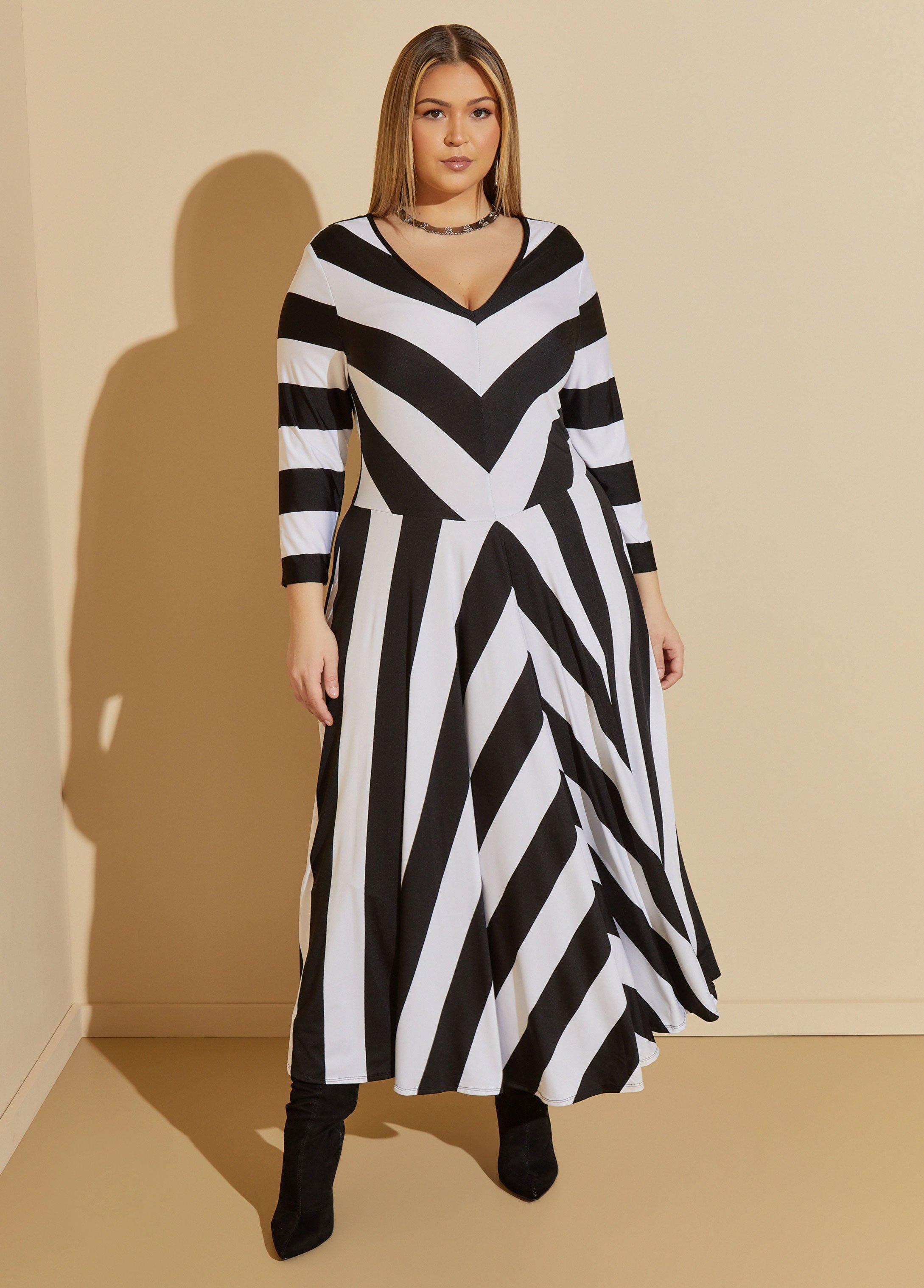 Striped Maxi Dress Product Image