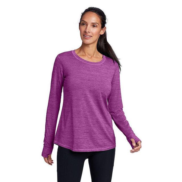 Womens Eddie Bauer Resolution Long Sleeve Tee Purple Product Image