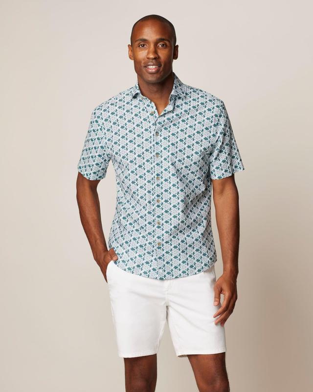 Luis Printed Button Up Shirt Male Product Image