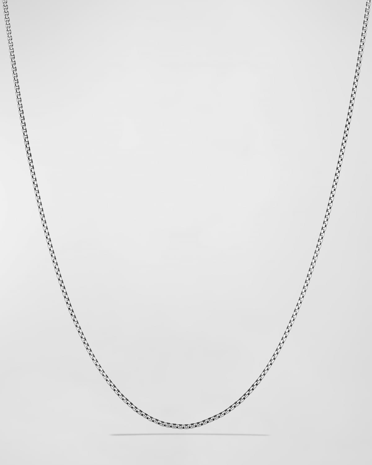 David Yurman Box Chain Necklace with an Accent of 14K Gold, 1.7mm, 16 Product Image