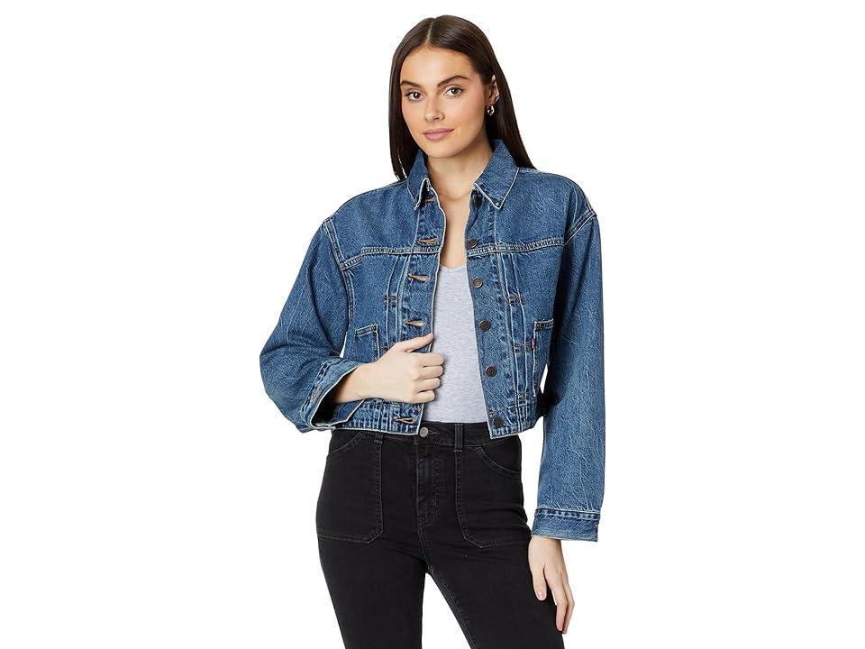 Levi's(r) Premium Tailored 90s Trucker (Missed My Flight) Women's Vest Product Image