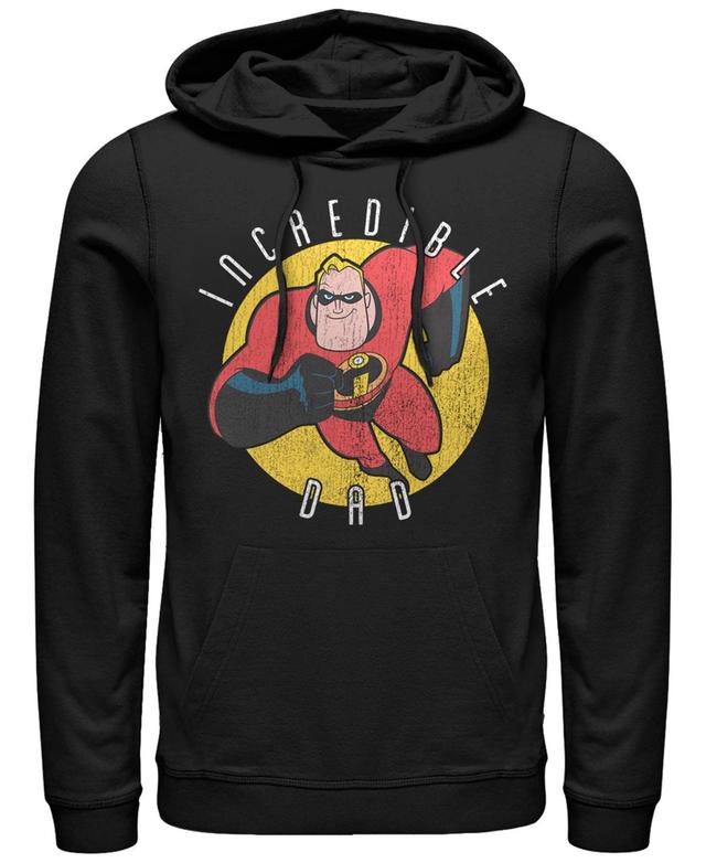 Mens Disney / Pixar Incredibles Mr. Incredible Dad Pullover Hoodie Product Image