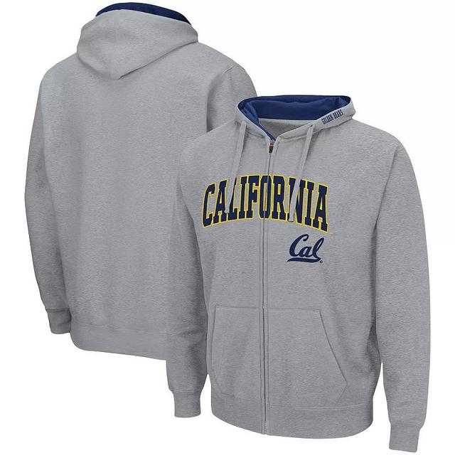 Mens Colosseum Royal Memphis Tigers Arch & Logo 3.0 Full-Zip Hoodie Product Image