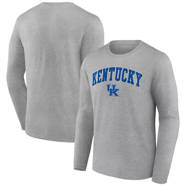 Mens Fanatics Branded Heather Gray Kentucky Wildcats Campus Long Sleeve T-Shirt Product Image