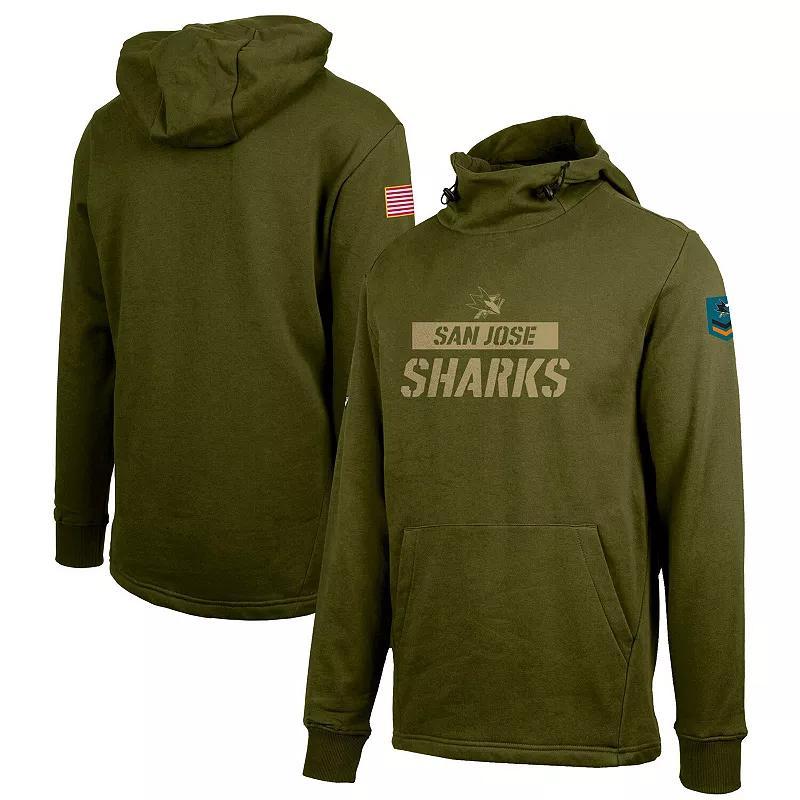 Mens Levelwear Green San Jose Sharks Delta Shift Pullover Hoodie Product Image