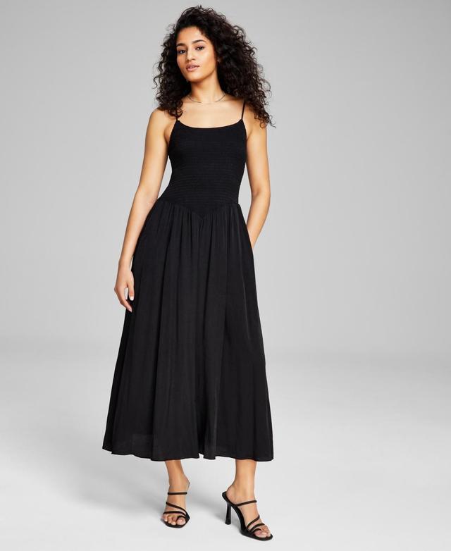 And Now This Womens Sleeveless Smocked Maxi Dress, Created for Macys Product Image