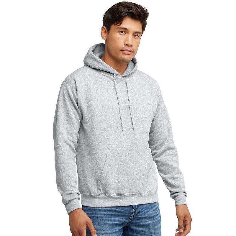 Big & Tall Hanes EcoSmart Hoodie Sweatshirt, Mens Grey Product Image