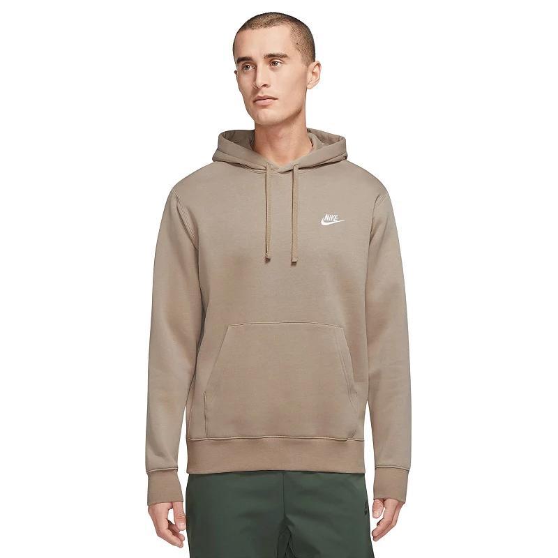 Mens Nike Sportswear Club Fleece Pullover Hoodie Green Product Image