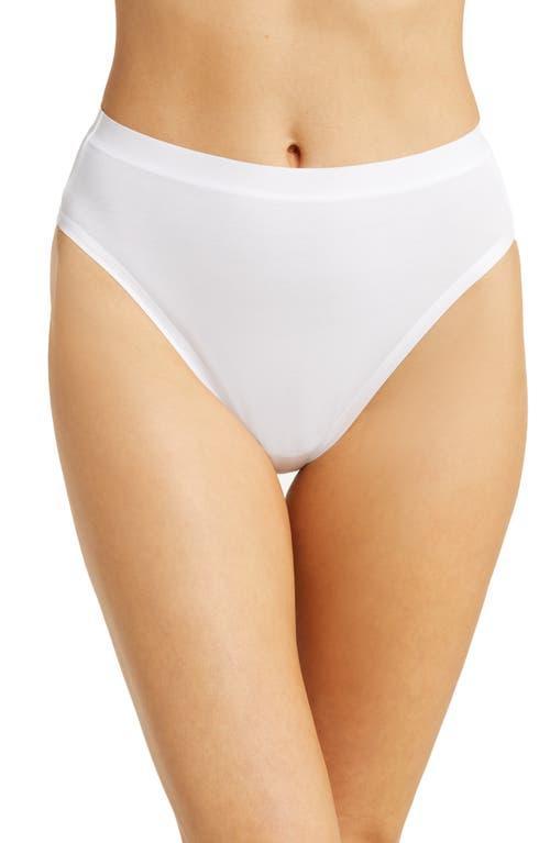 Wacoal Understated Cotton Blend High Leg Briefs Product Image