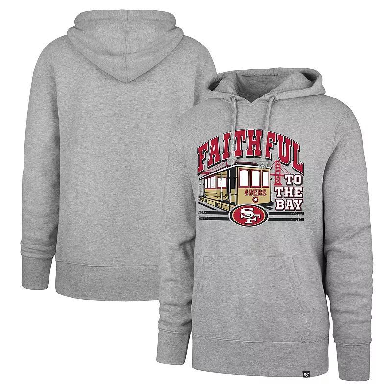 Mens 47 Brand Gray San Francisco 49ers Regional Headline Pullover Hoodie Product Image